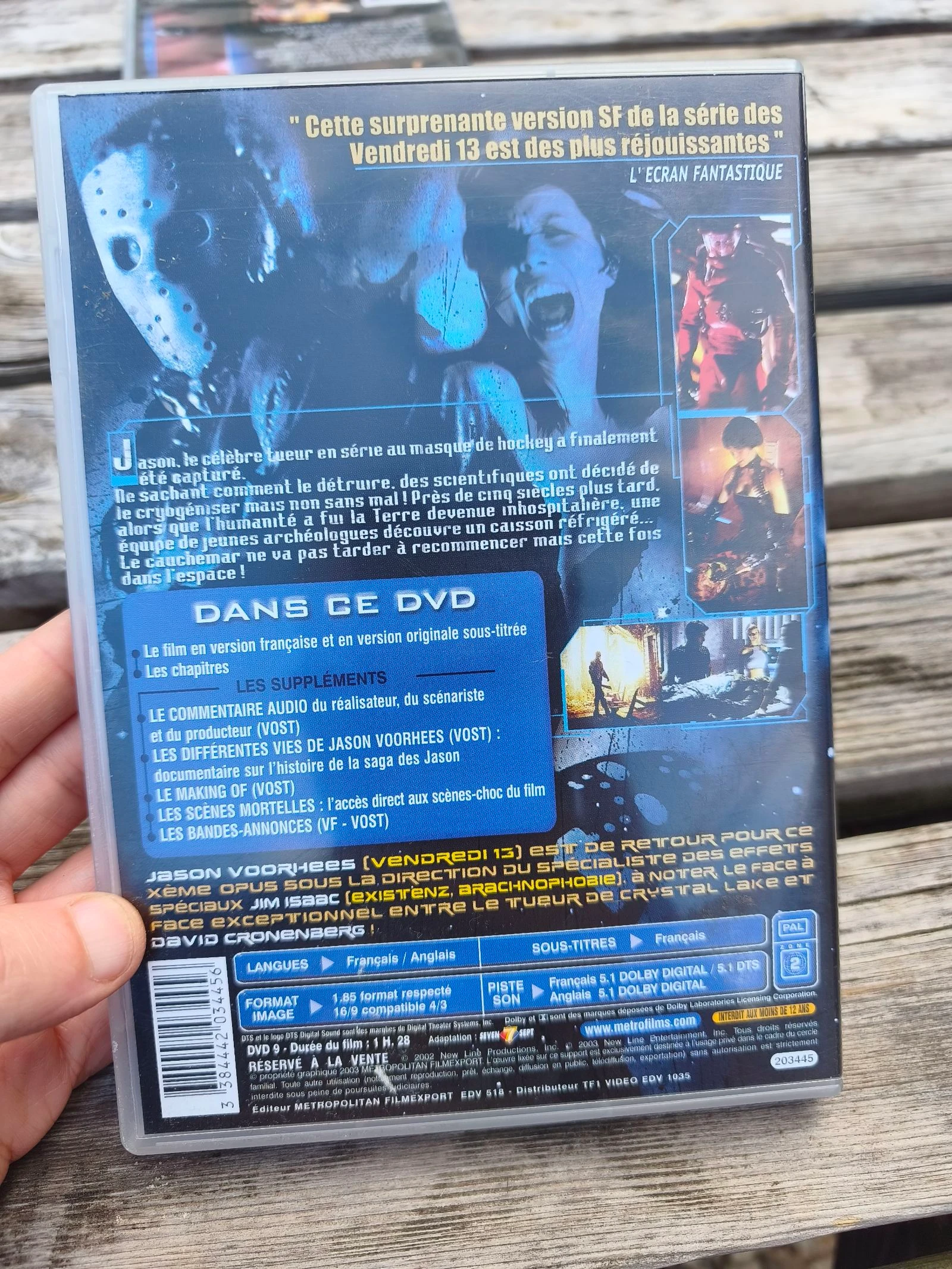DVD Jason X – photo 2